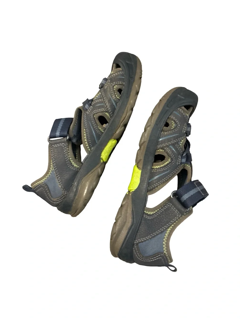 Merrell Kids Navy Lime Hydro Hiker Sport Waterproof Adjustable Sandals Size 3W